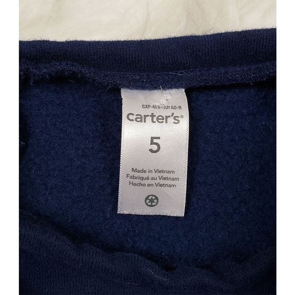 Carter's Holiday Long Sleeve Shirt Size 5 - Picture 6 of 6
